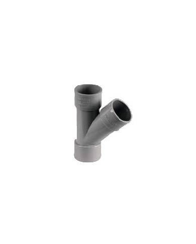 Derivación simple injerto HH 40 45º PVC BH 144 1001621 Adequa