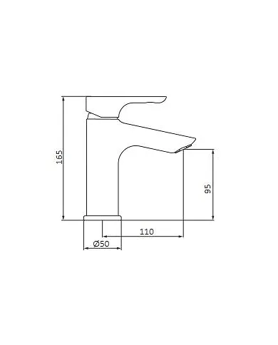 Grifo lavabo Monomando TENDER GRB - Maison de Luxe